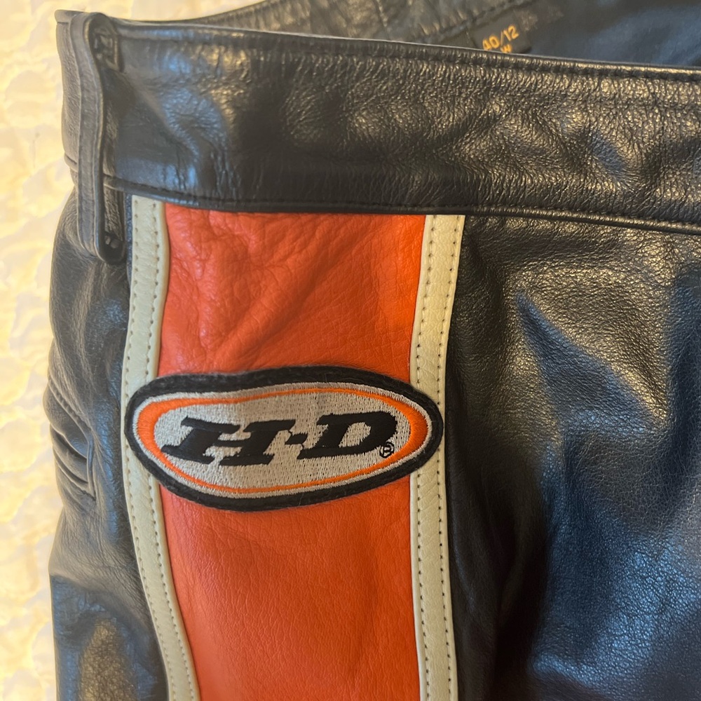 women’s Harley Davidson leather riding pants